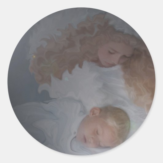 Engel die over me waakt stickers (Voorkant)