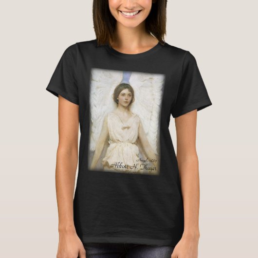 Engel door Abbott Thayer, Vintage Victorian Fine T-shirt (Voorkant)