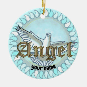 Engel Duif ornament