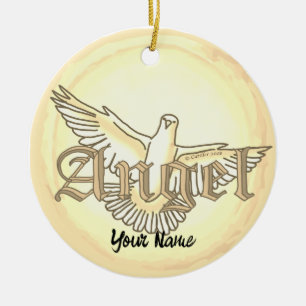 engel duif ornament