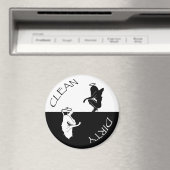 Engel / Duivel schoon / Vuile vaatwasser magneet (Insitu (Vaatwasser))