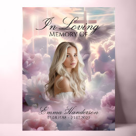 Engel en Cross Memorial welkomstbord Poster