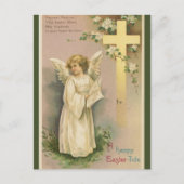  Engel en Cross Paaswensen Briefkaart (Voorkant)