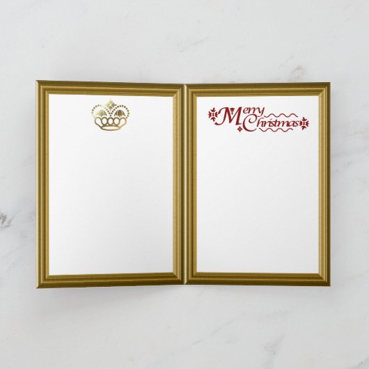 Engel en een kerstboom feestdagen kaart (Binnen)