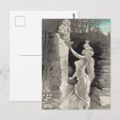 Engel en Godin Valentijn Briefkaart (Voorkant / Achterkant)