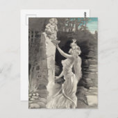 Engel en Godin Valentijn Briefkaart (Voorkant / Achterkant)