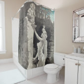 Engel en Godin Valentijn Douchegordijn (In situ)