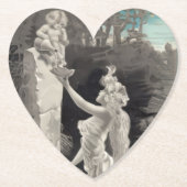 Engel en Godin Valentijn Kartonnen Onderzetters (Voorkant)