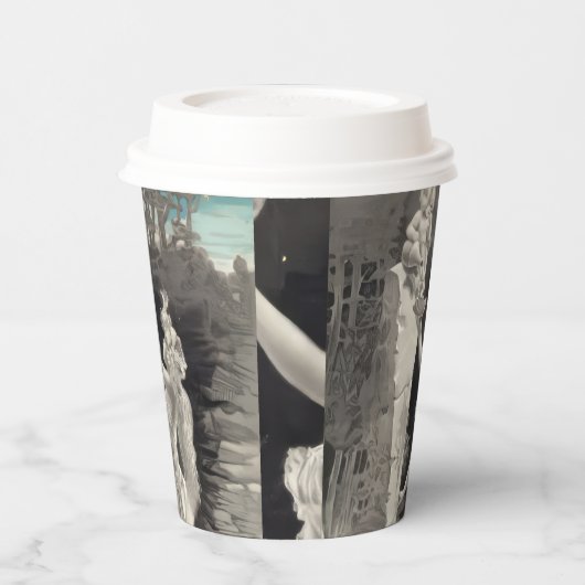 Engel en Godin Valentijn Papieren Bekers (Links)