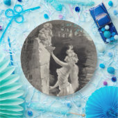 Engel en Godin Valentijn Papieren Bordje (Feest)