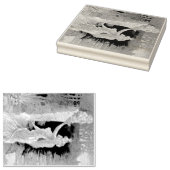 Engel en Godin Valentijn Rubberstempel (Gestempeld)