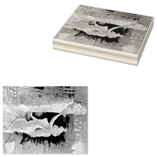 Engel en Godin Valentijn Rubberstempel (Gestempeld)