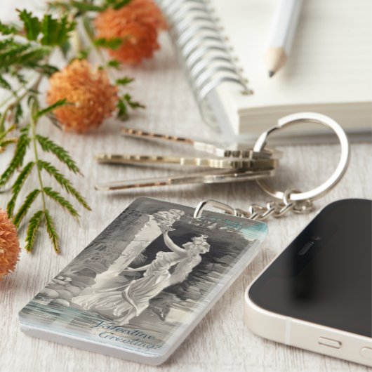 Engel en Godin Valentijn Sleutelhanger (Voorkant Rechts)