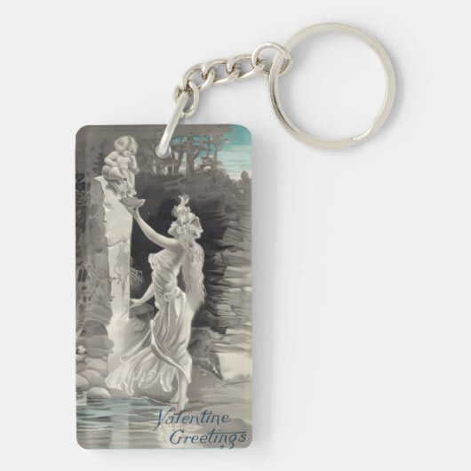 Engel en Godin Valentijn Sleutelhanger (achterkant)
