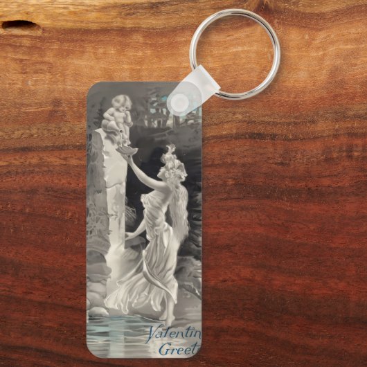 Engel en Godin Valentijn Sleutelhanger (Achterkant)