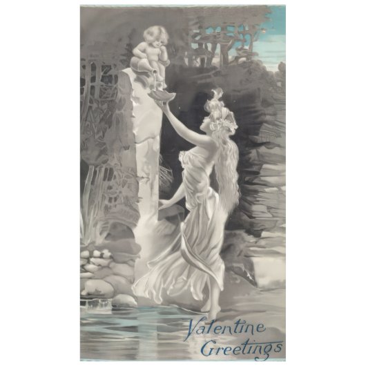 Engel en Godin Valentijn Tafelkleed (Voorkant)