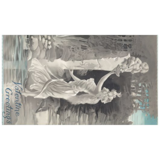 Engel en Godin Valentijn Tafelkleed (Voorkant (Horizontaal))