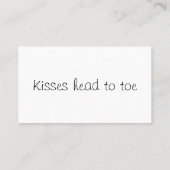 Engel en Godin Valentijn Visitekaartje (Achterkant)