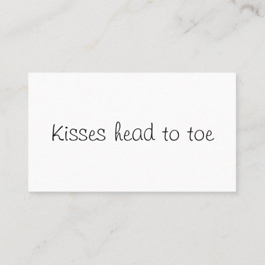 Engel en Godin Valentijn Visitekaartje (Achterkant)