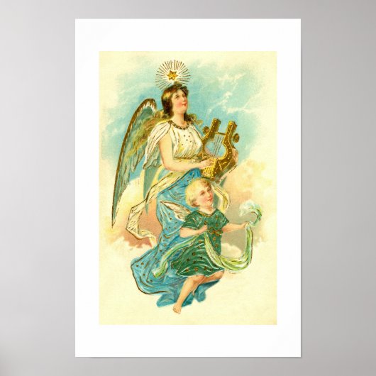 Engel en kind poster (Voorkant)