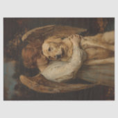  Engel en Labrador Dog Decoupage Tissuepapier (Voorkant)