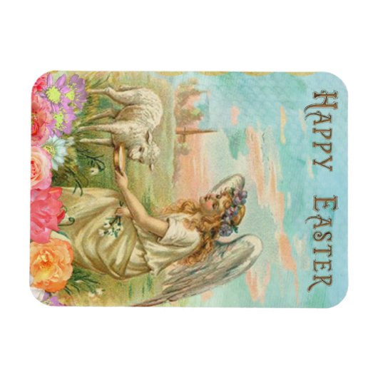  engel en lam magneet (Horizontaal)