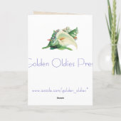 engel en Rozen Kaart (Achterkant)