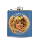 Engel- en sterflessen heupfles (Voorkant)