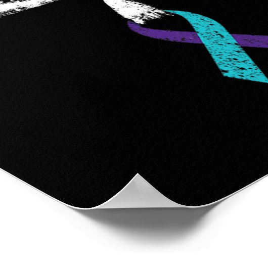 Engel- en zelfmoordbewustzijn Zelfmoordpreventie C Poster (Hoek)