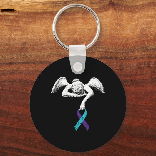 Engel- en zelfmoordbewustzijn Zelfmoordpreventie C Sleutelhanger (Voorkant)