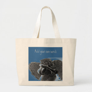 Engel Engelen Silhouetten Aanpassen Grote Tote Bag