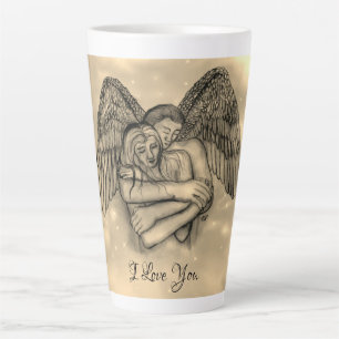 Engel Eros Verliefd , Ik Hou Van Jou Latte Mok