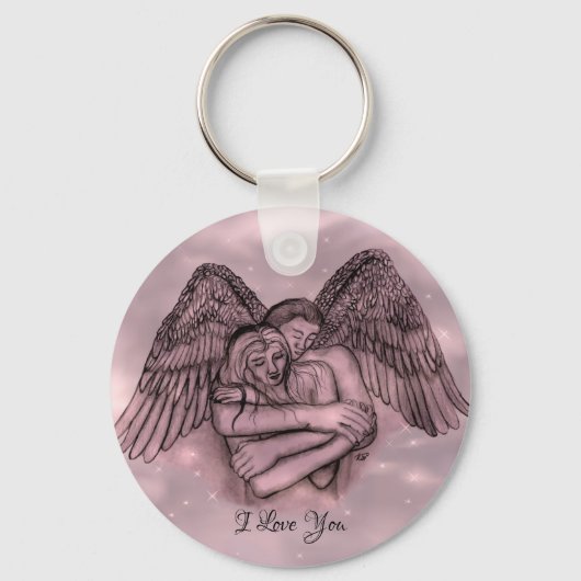 Engel Eros Verliefd , Ik Hou Van Jou Sleutelhanger (Voorkant)