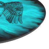 Engel Eros verliefd, zwart en groen ontwerp Snijplank (Hoek)