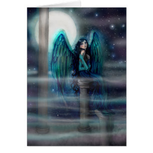 Engel Fantasy Kunst van Spirit Guide door Molly Ha