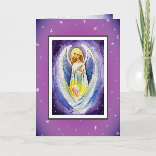 Engel Feestdagen Kaart (Voorkant)