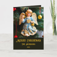 engel foto kerst Kaart