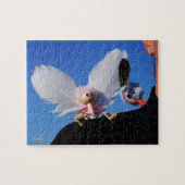 Engel fubby op mijn schouder met uitdagend Monster Legpuzzel (Horizontaal)