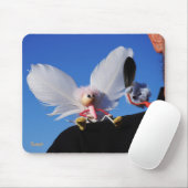 Engel fubby op mijn schouder met uitdagend Monster Muismat (Met muis)