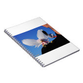 Engel fubby op mijn schouder met uitdagend Monster Notitieboek (Rechterzijde)