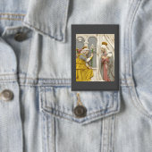 Engel Gabriël De Aankondiging Aan Maria Button (Insitu)