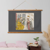 Engel Gabriël De Aankondiging Aan Maria Hangend Wandkleed (Slaapkamer)