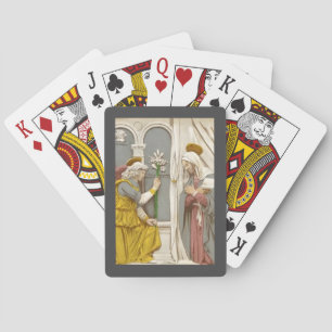 Engel Gabriël De Aankondiging Aan Maria Pokerkaarten
