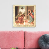 Engel Gabriël en Maria Canvas Afdruk (Insitu (Woonkamer))
