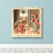 Engel Gabriël en Maria Canvas Afdruk (Insitu (Houten vloer))
