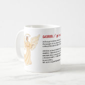 Engel Gabriel Lexicon, Boodschapper van Gods Plann Koffiemok (Voorkant links)