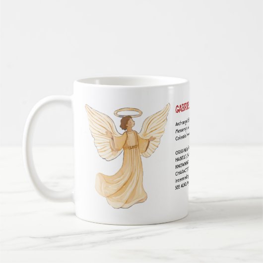 Engel Gabriel Lexicon, Boodschapper van Gods Plann Koffiemok (Links)