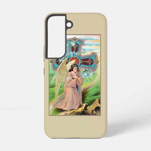 Engel Gebed Samsung Galaxy Hoesje (Achterkant)