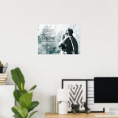 engel gebeds condoleancekaart poster (Thuiskantoor)