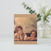 engel geloof Raphael vintage oude schildering zege Briefkaart (Staand voorkant)